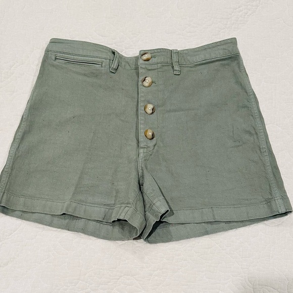 MADEWELL Emmett Shorts in Rainbow Flecks: Button-Front Edition SIZE 30 NWOT - Picture 11 of 11